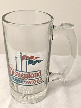 Vintage Disneyland Hotel Glass Mug